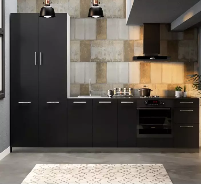 cocina pequeña rustica